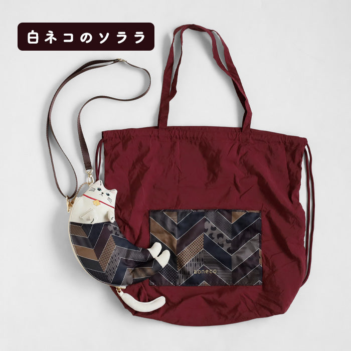 aoneco necoteko Tote S [an501] Rescue Cat Support Donation Bag Brand Women's Eco-bag Charm