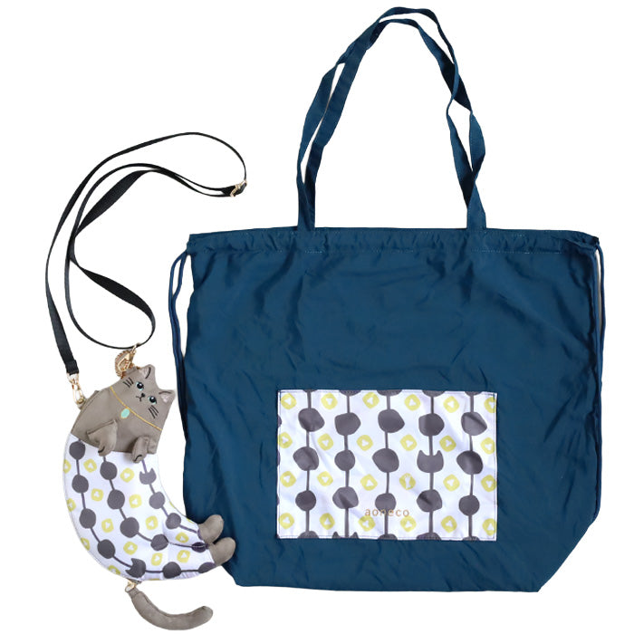 aoneco necoteko Tote S [an501] Rescue Cat Support Donation Bag Brand Women's Eco-bag Charm
