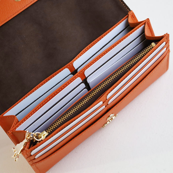 aoneco luxe(アオネコ ラグゼ ) かぶせ ロング ウォレット レディース