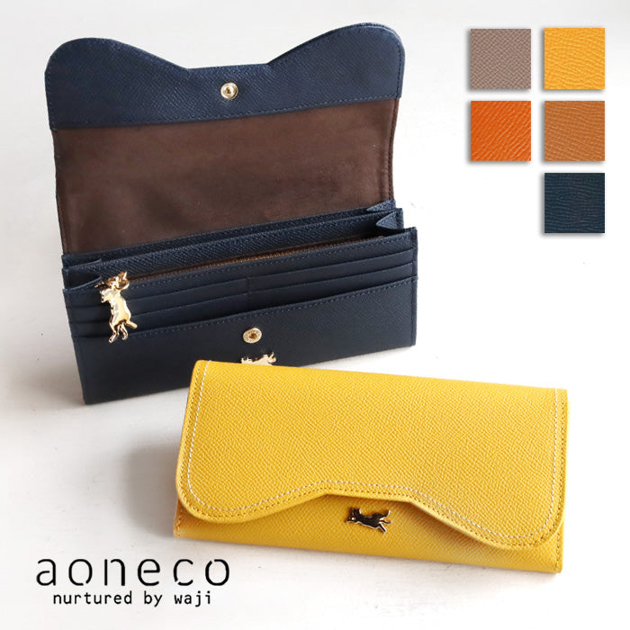 aoneco luxe(アオネコ ラグゼ ) かぶせ ロング ウォレット レディース