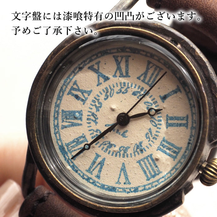 ARKRAFT（アークラフト）手作り腕時計“Marvin Large” ローマ数字 プレミアムストラップ [AR-C-015-RO]
