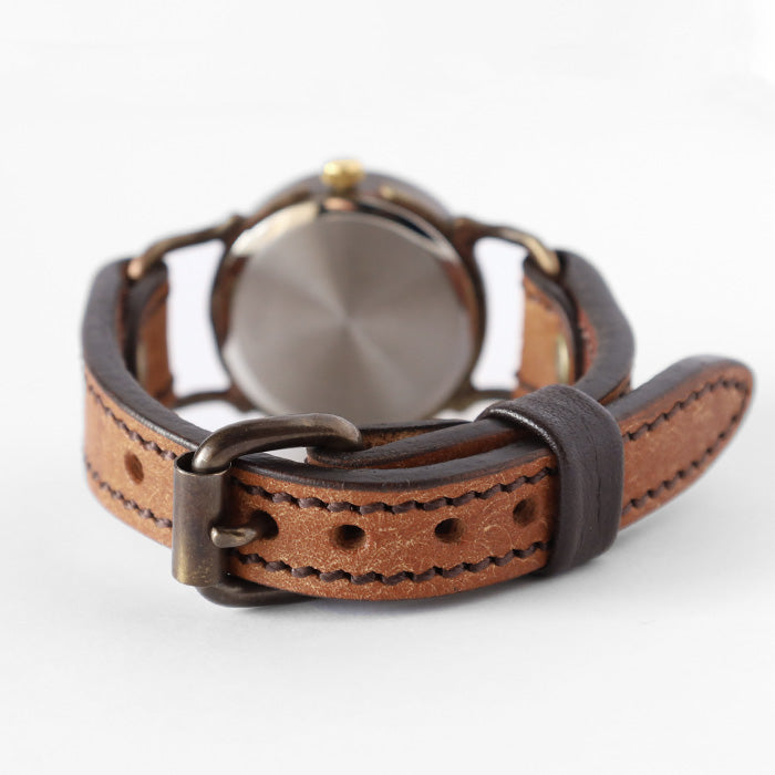 ARKRAFT Handmade Watch “Pivo small” White Shell Dial Premium Strap [AR-C-013-WH] 