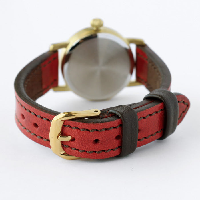 ARKRAFT Watchmaker Hidekazu Araki Handmade Watch “Janis Small” Sunset Fireworks Shell Dial Ladies Women [AR-C-030-RD] 