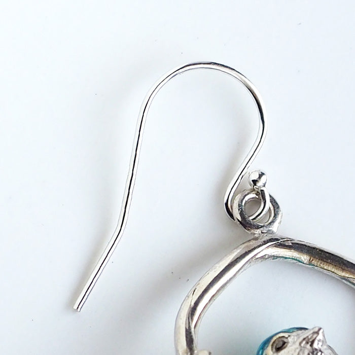 naturama (Natulama) Blue Robin Earring Silver 925 Single Ear [AY68] AramaRoots Kato Shinsuke Handmade Accessory Brand