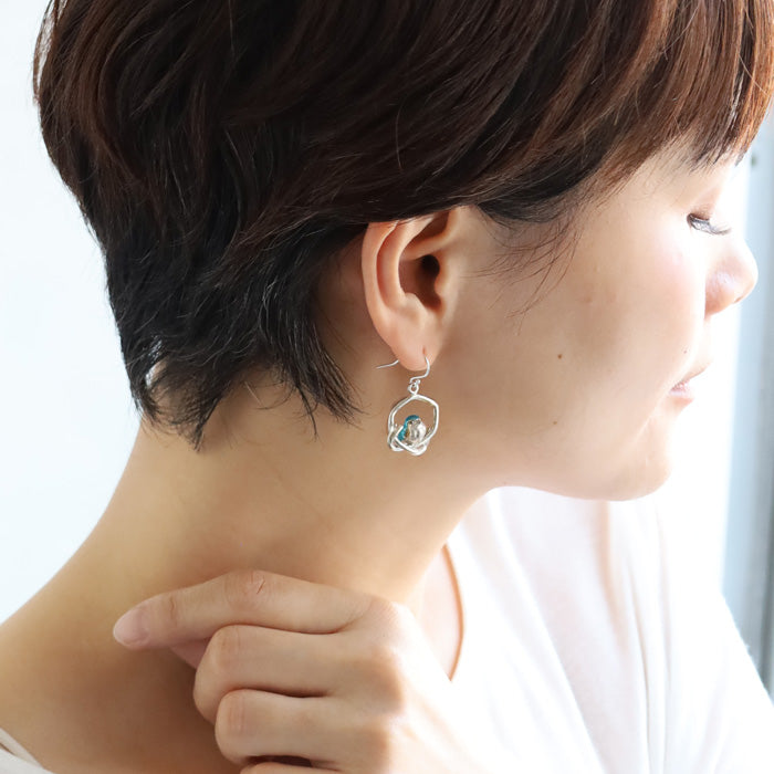 naturama (Natulama) Blue Robin Earring Silver 925 Single Ear [AY68] AramaRoots Kato Shinsuke Handmade Accessory Brand