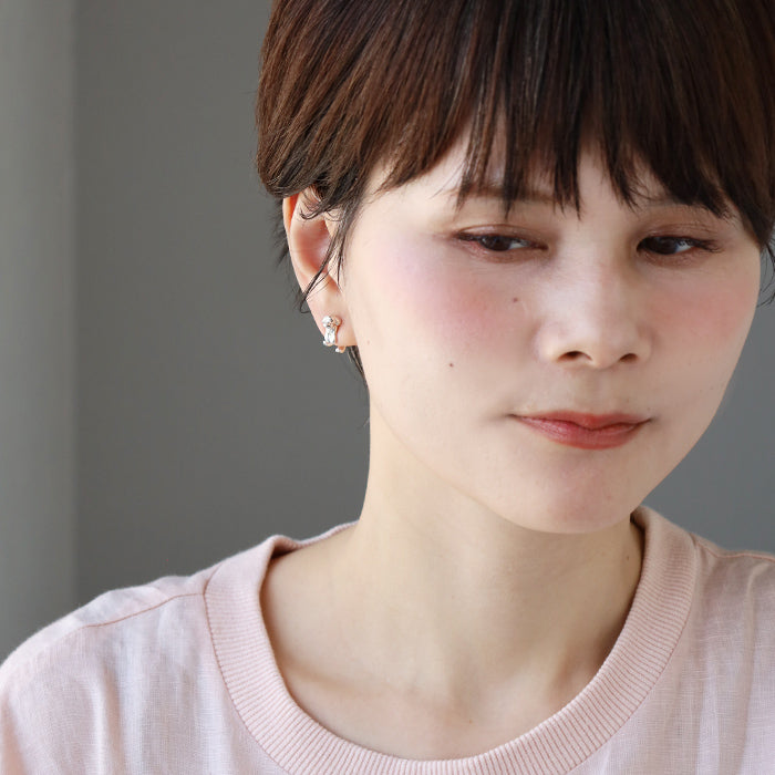 naturama(ナチュラマ) もこもこ トイプードル ピアス シルバー925 片耳 [AY93SV] AramaRoots(アラマルーツ) 加藤心姿