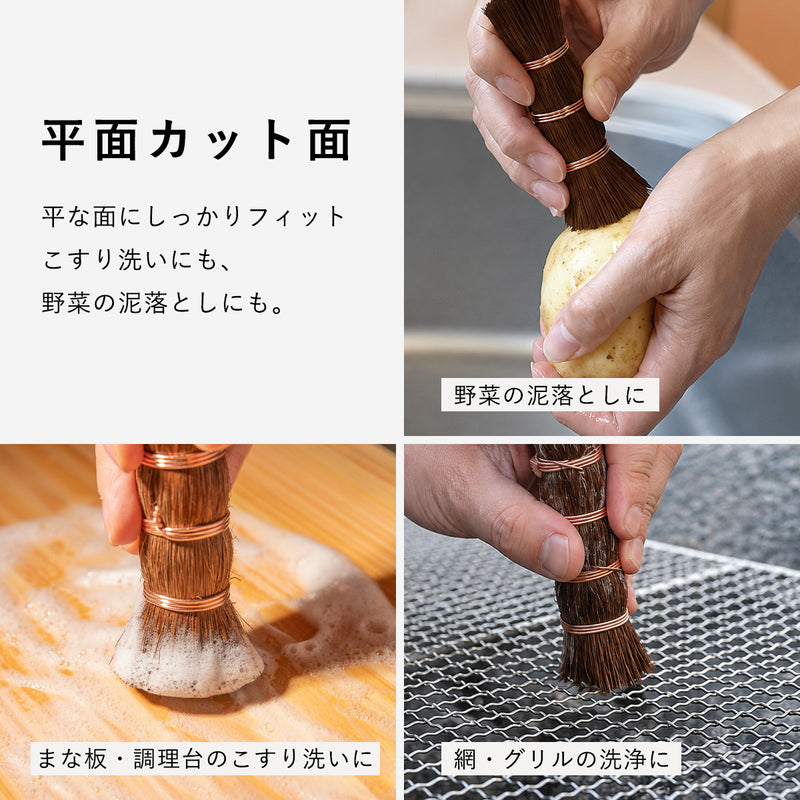 Broom Craft (ブルームクラフト) 棕櫚 キッチンブラシ ショート [BC-KT-001] 深海産業 和歌山 海南市 ブランド