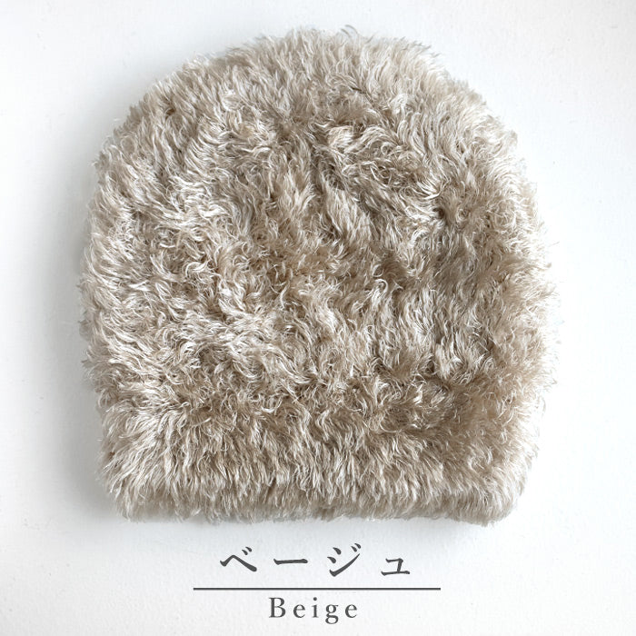 Hasegawa Silk Fur Knit Cap for Women [CA0726] Hasegawa Shoten Silk Brand Watch Hat