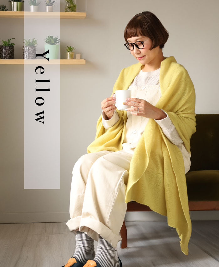 AND WOOL (アンドウール) カシミヤ 大判ストール [CAA-020] レディース