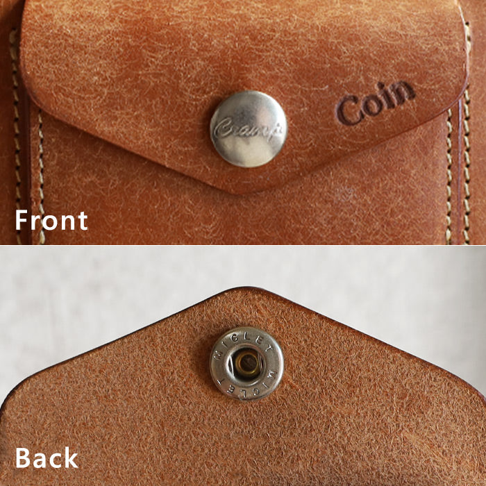 CRAMP Pueblo Leather Compact Bifold Wallet for Men and Women [CR-170PB] 