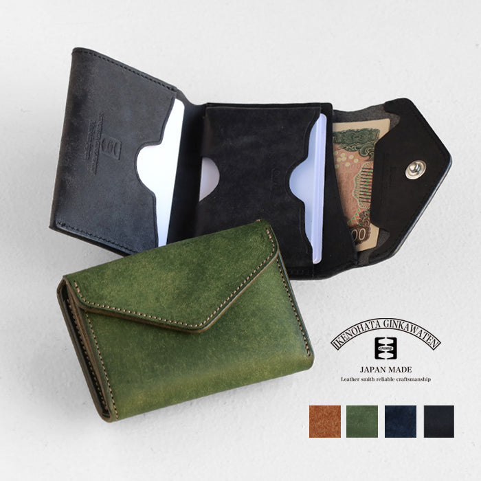 CRAMP Pueblo Leather Compact Bifold Wallet for Men and Women [CR-170PB] 