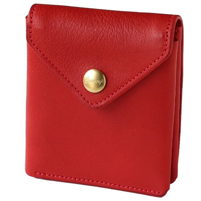 [7 colors] CRAMP Shrink Leather Garcon Bi-fold Wallet (with coin purse) for Men and Women [CR-175] Taito-ku, Tokyo Leather Wallets Leather Accessories Brand
