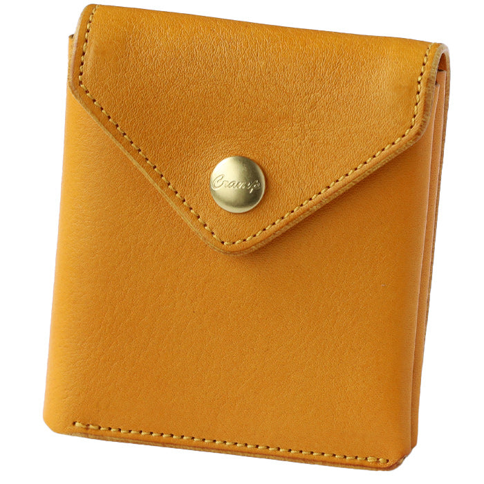 [7 colors] CRAMP Shrink Leather Garcon Bi-fold Wallet (with coin purse) for Men and Women [CR-175] Taito-ku, Tokyo Leather Wallets Leather Accessories Brand