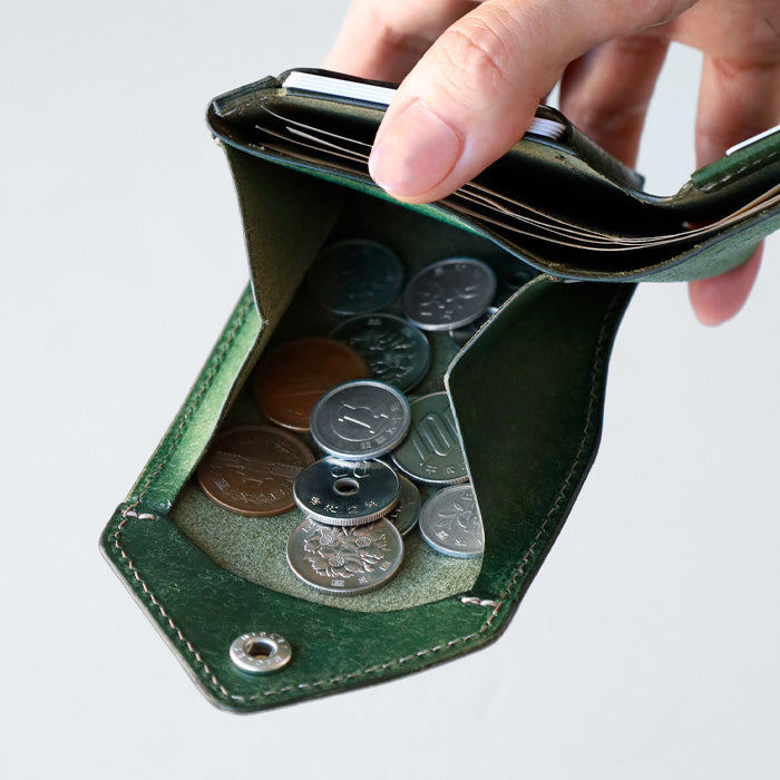 CRAMP (Cramp) Pueblo Leather Slim Wallet, Bifold Wallet for Men and Women [CR-175PB]