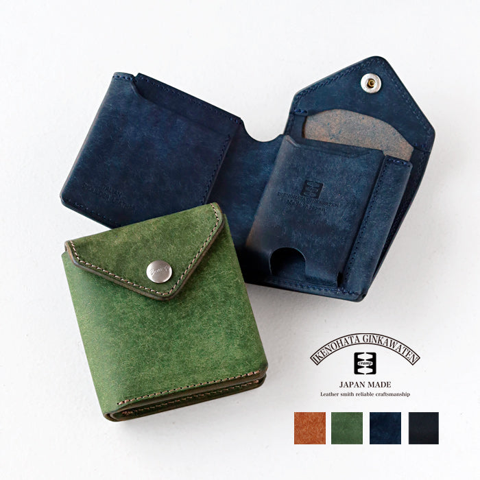 CRAMP (Cramp) Pueblo Leather Slim Wallet, Bifold Wallet for Men and Women [CR-175PB]