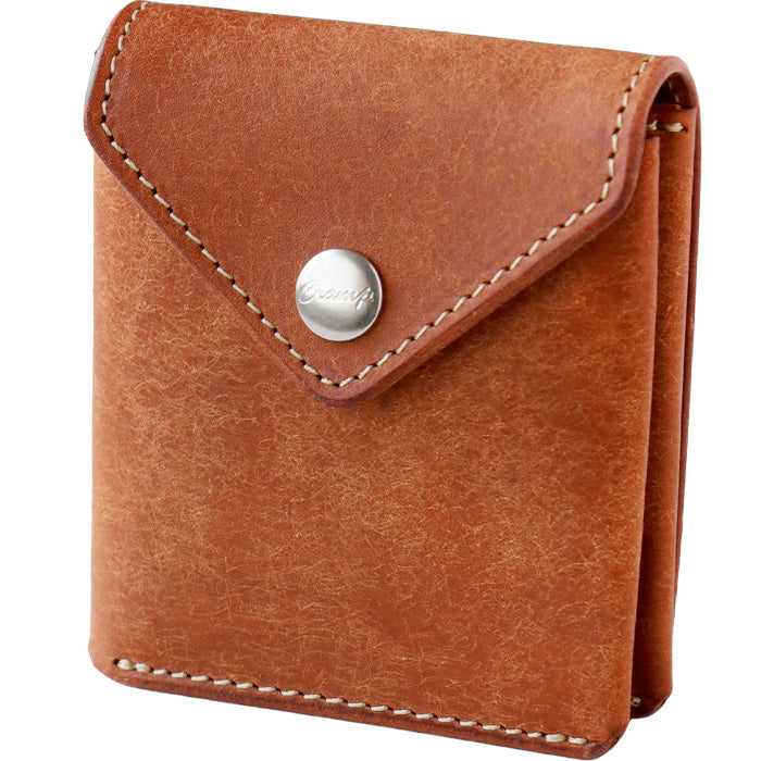 CRAMP (Cramp) Pueblo Leather Slim Wallet, Bifold Wallet for Men and Women [CR-175PB]
