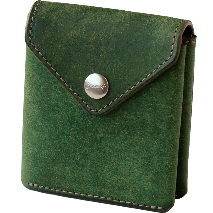 CRAMP (Cramp) Pueblo Leather Slim Wallet, Bifold Wallet for Men and Women [CR-175PB]