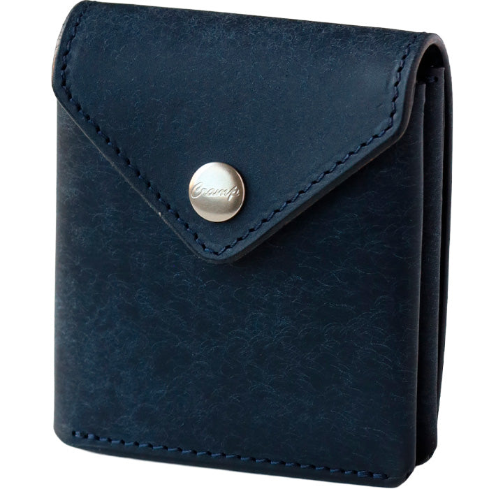 CRAMP (Cramp) Pueblo Leather Slim Wallet, Bifold Wallet for Men and Women [CR-175PB]