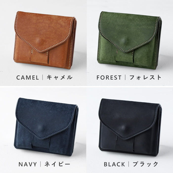 CRAMP Pueblo Leather Slim Wallet Bi-fold Wallet for Men and Women [CR-602] Taito-ku, Tokyo Leather Wallets Leather Accessories Brand 