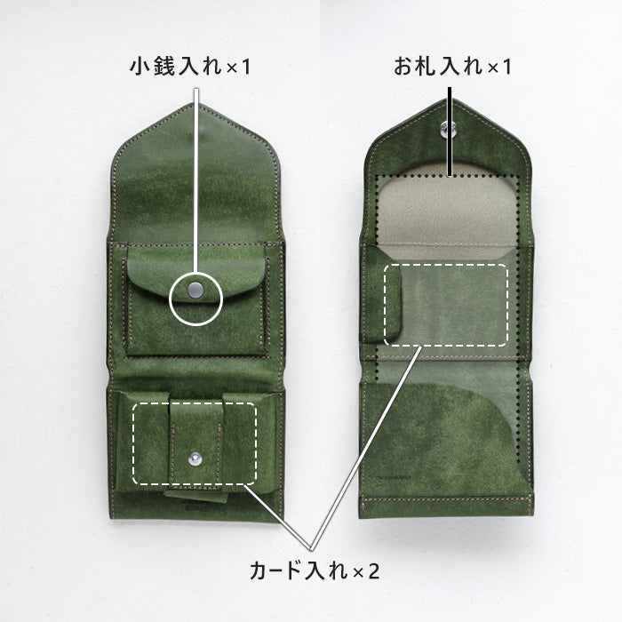 CRAMP Pueblo Leather Slim Wallet Bi-fold Wallet for Men and Women [CR-602] Taito-ku, Tokyo Leather Wallets Leather Accessories Brand 