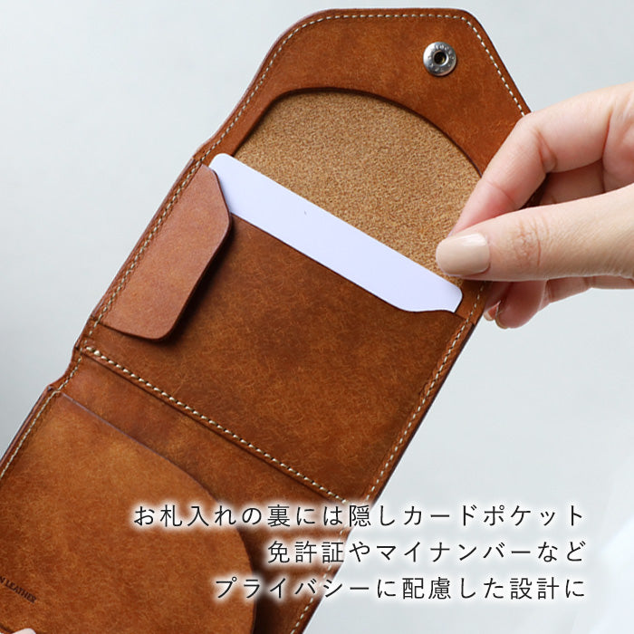 CRAMP Pueblo Leather Slim Wallet Bi-fold Wallet for Men and Women [CR-602] Taito-ku, Tokyo Leather Wallets Leather Accessories Brand 