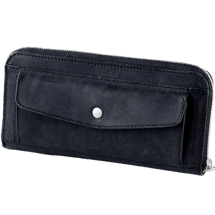 CRAMP Pueblo Leather Long Wallet Round Zipper Men's Women's [CR-604] Taito-ku, Tokyo Leather Wallet Leather Accessories Brand 