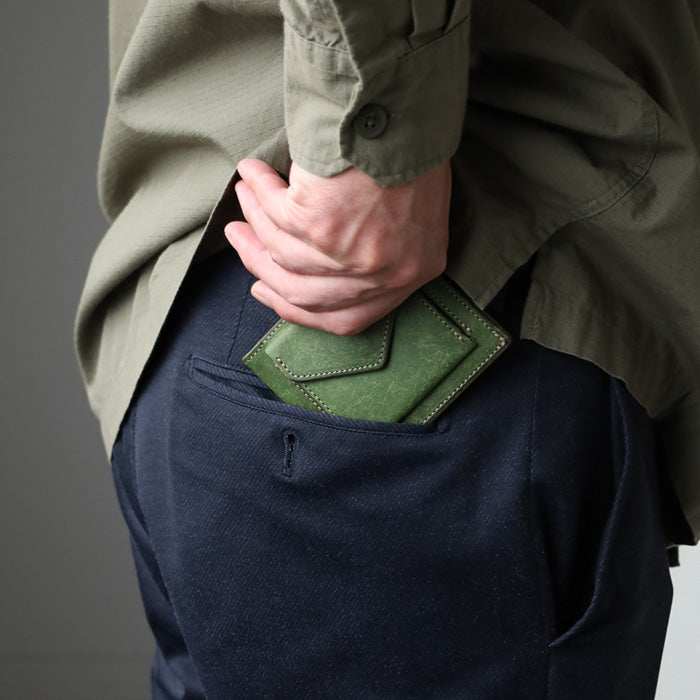 [4 colors] CRAMP Pueblo Leather Fragment Case Wallet [CR-608] Taito-ku, Tokyo Leather Wallet Leather Accessories Brand