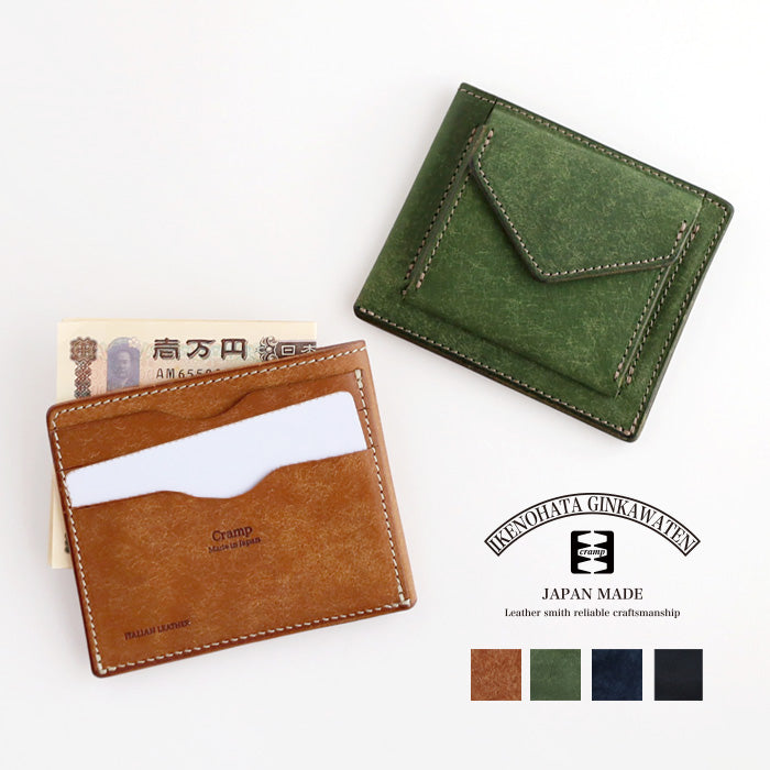 [4 colors] CRAMP Pueblo Leather Fragment Case Wallet [CR-608] Taito-ku, Tokyo Leather Wallet Leather Accessories Brand