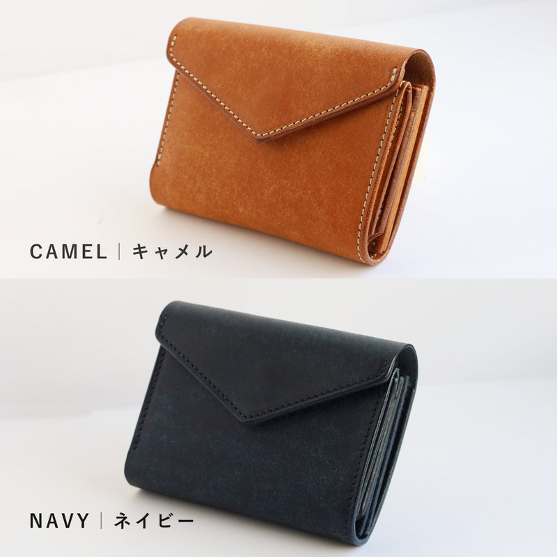 CRAMP (クランプ) プエブロレザー アコーディオン コンパクトウォレット 二つ折り財布 [CR-610] 東京都 台東区 革財布 革小物 ブランド