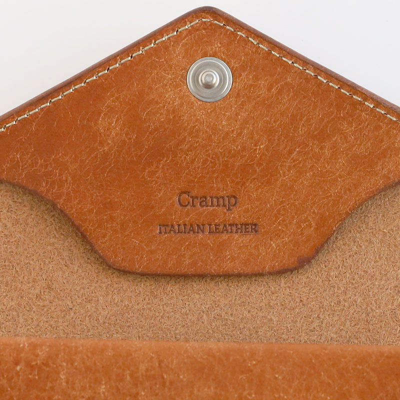 CRAMP (クランプ) プエブロレザー アコーディオン コンパクトウォレット 二つ折り財布 [CR-610] 東京都 台東区 革財布 革小物 ブランド