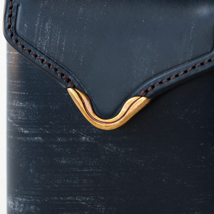 CRAMP (Cramp) UK Bridle Leather Trifold Wallet (with coin purse) Brass Hardware Men's &amp; Women's [CR-928] Leather Wallet &amp; Accessories Brand from Taito-ku, Tokyo