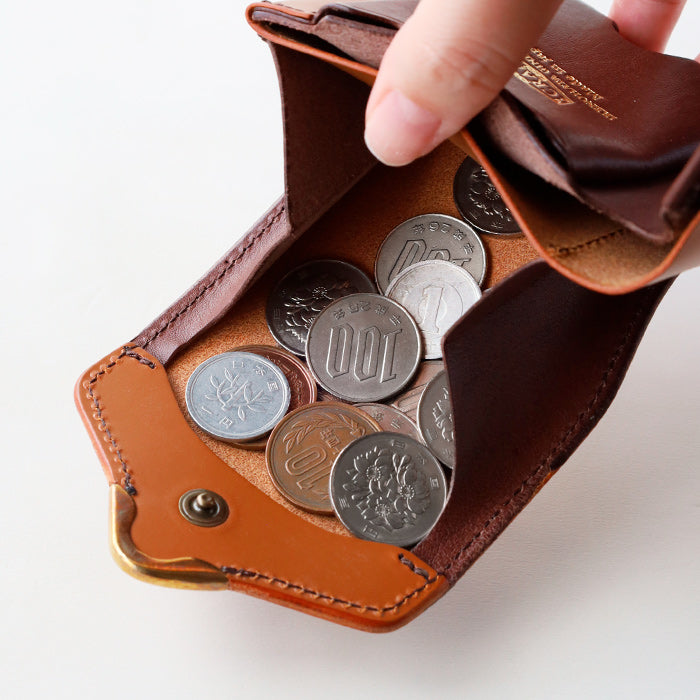 CRAMP (Cramp) UK Bridle Leather Trifold Wallet (with coin purse) Brass Hardware Men's &amp; Women's [CR-928] Leather Wallet &amp; Accessories Brand from Taito-ku, Tokyo