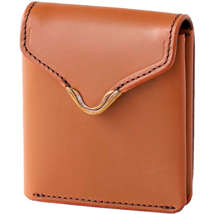 CRAMP (Cramp) UK Bridle Leather Trifold Wallet (with coin purse) Brass Hardware Men's &amp; Women's [CR-928] Leather Wallet &amp; Accessories Brand from Taito-ku, Tokyo