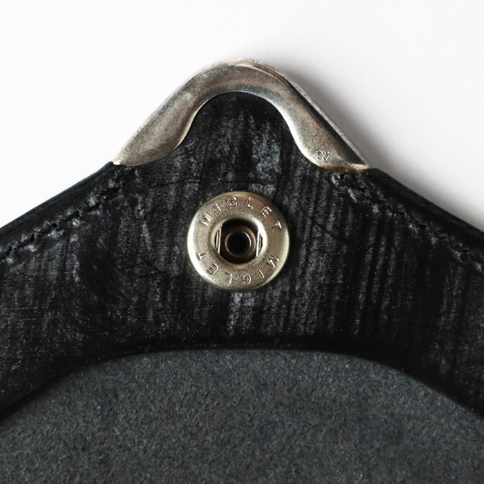 CRAMP Bridle Leather Garcon Bi-fold Wallet (with Coin Purse) Black [CR-928SP] Taito-ku, Tokyo Leather Wallets Leather Accessories 