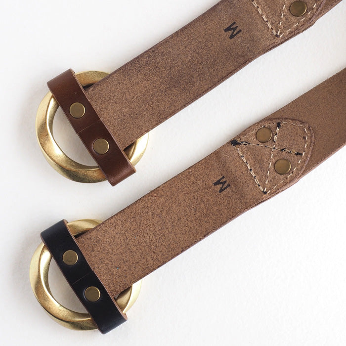 Dady Horween Aniline Chromexcel Leather Ring Belt Men's [DD1056] 