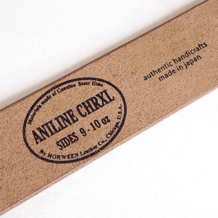 Dady Horween Aniline Chromexcel Leather Ring Belt Men's [DD1056] 