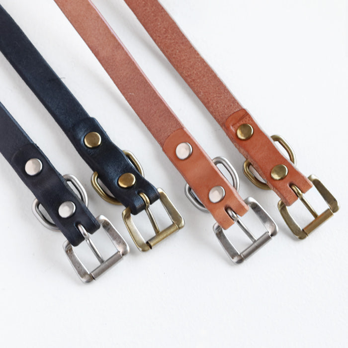 Dady Ben's Leather Long Narrow Belt 18mm Width Men's [DD1210] 