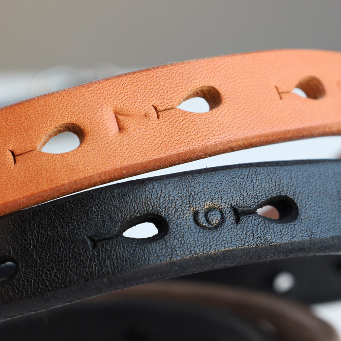 Dady Ben's Leather Long Narrow Belt 18mm Width Men's [DD1210] 