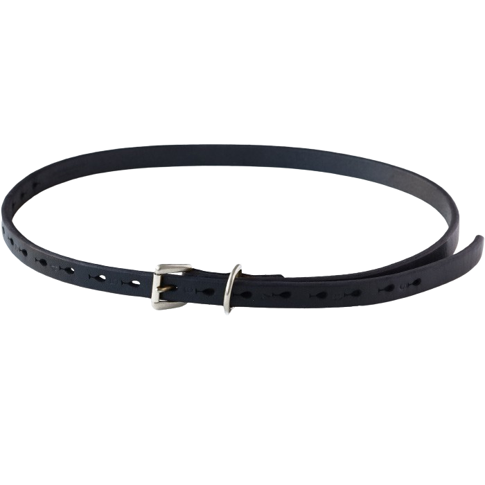 Dady Ben's Leather Long Narrow Belt 18mm Width Men's [DD1210] 