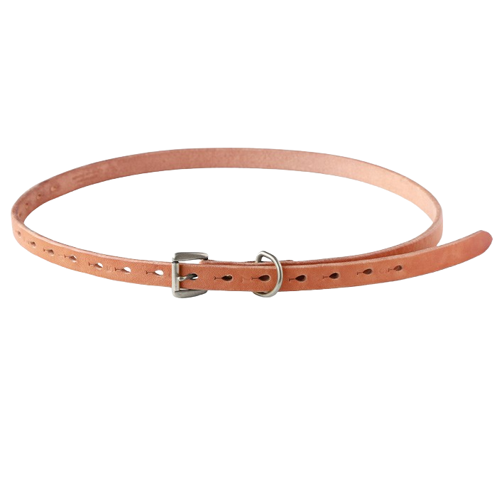 Dady Ben's Leather Long Narrow Belt 18mm Width Men's [DD1210] 