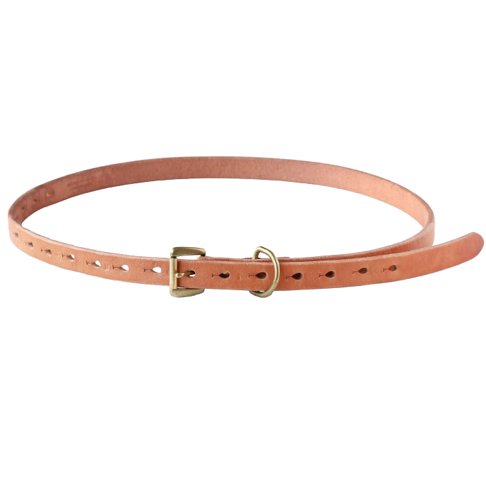 Dady Ben's Leather Long Narrow Belt 18mm Width Men's [DD1210] 