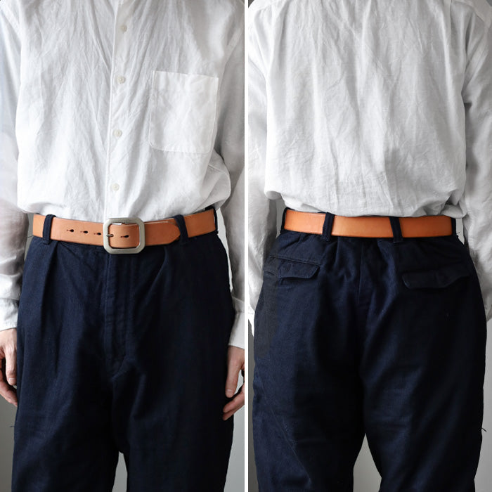 [10 sizes] Dady Bends Leather Standard Belt 40mm Width Cowhide Men's Genuine Leather Black Tanned Leather [DD1212] Taito-ku, Tokyo Belt Brand Founded in 1925