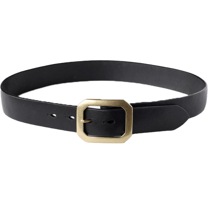 [10 sizes] Dady Bends Leather Standard Belt 40mm Width Cowhide Men's Genuine Leather Black Tanned Leather [DD1212] Taito-ku, Tokyo Belt Brand Founded in 1925