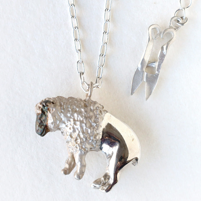 DECOvienya handmade accessory sheep pendant female white [DE-050] 