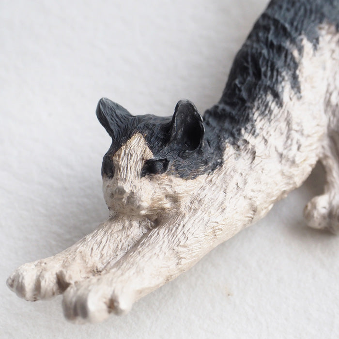 DECOvienya Handmade accessories stretch cat brooch silver [DE-126] 