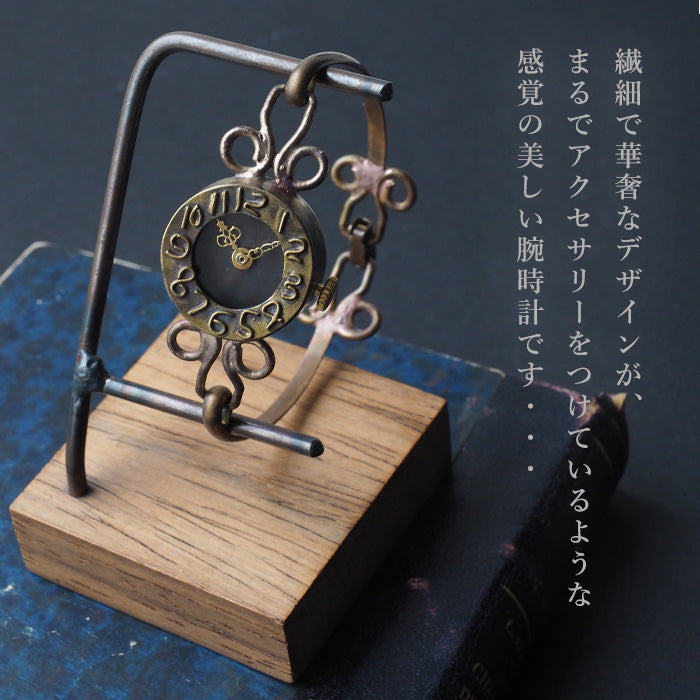 ipsilon（イプシロン） 手作り腕時計 fiore（フィオーレ） 黒仕上げ レディース [fiore-N]