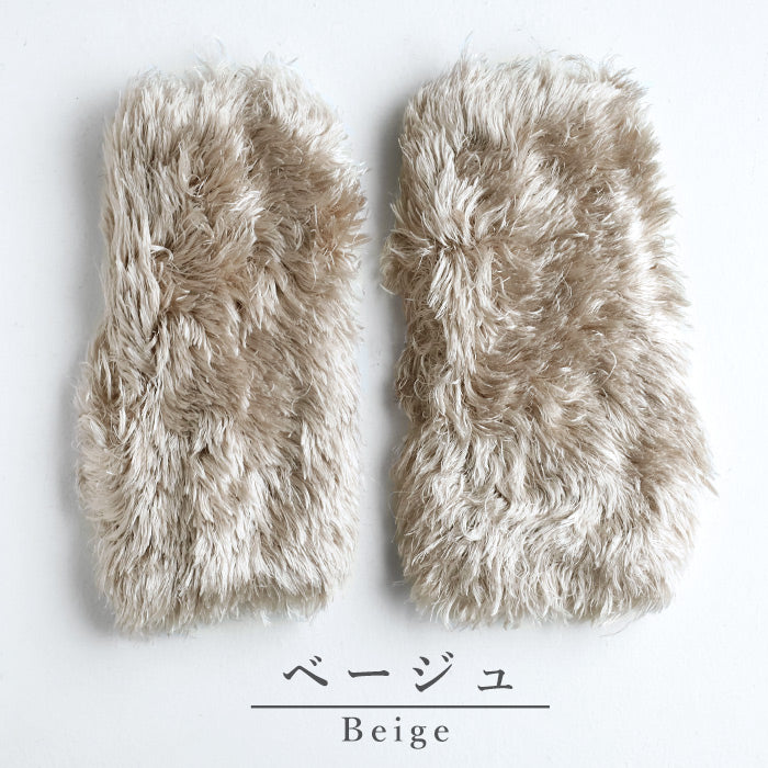 hasegawa（ハセガワ）長谷川商店 シルクファー リストカバー レディース [GL0904] 手袋 ハンドウォーマー 防寒 保湿