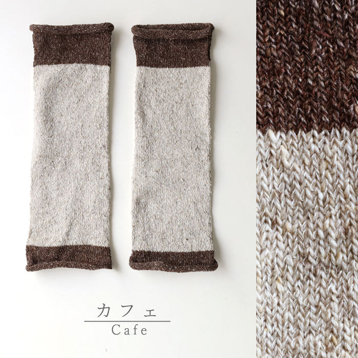 hasegawa（ハセガワ）長谷川商店 エコシルク 手首ウォーマー 2TONE COLOR レディース [GL0927] 長谷川商店 愛知県 一宮市 シルク ブランド手袋 ハンドケア 防寒 保湿