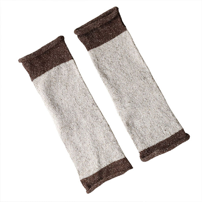 hasegawa（ハセガワ）長谷川商店 エコシルク 手首ウォーマー 2TONE COLOR レディース [GL0927] 長谷川商店 愛知県 一宮市 シルク ブランド手袋 ハンドケア 防寒 保湿