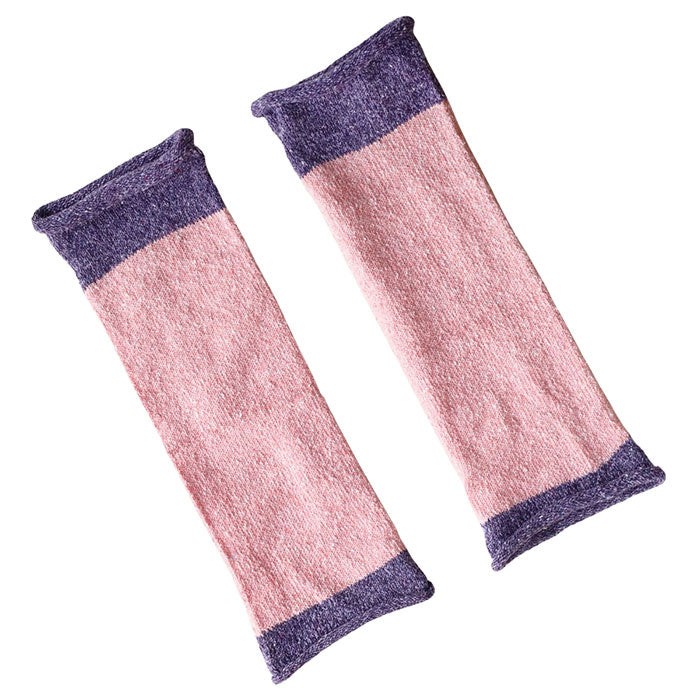 hasegawa（ハセガワ）長谷川商店 エコシルク 手首ウォーマー 2TONE COLOR レディース [GL0927] 長谷川商店 愛知県 一宮市 シルク ブランド手袋 ハンドケア 防寒 保湿